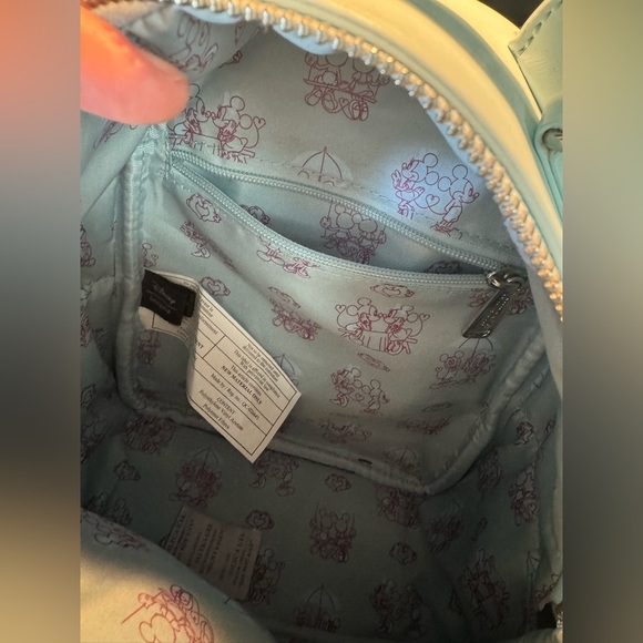 Loungefly Disney Mickey Mouse & Minnie Mouse Just Married Wedding Backpack - Picture 6 of 6